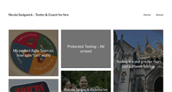 Desktop Screenshot of nicola-sedgwick.com