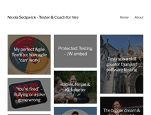 Tablet Screenshot of nicola-sedgwick.com